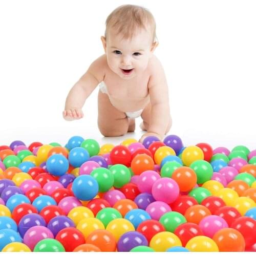 50Pcs Colorful Soft Water Pool Ocean Wave Ball Outdoor Fun Sports Baby Toy Water Pool Ocean Wave Ball Outdoor Fun Sports Baby5.5