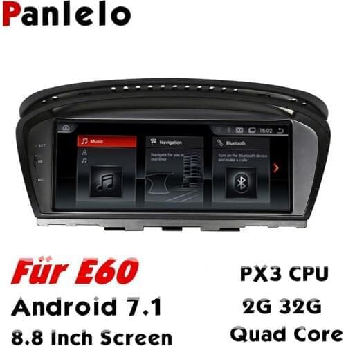Android GPS Navigation Autoradio 2 Din Android 8.8 Inch 2G 32G Quad Core IPS Screen For BMW Series 5 E61 E62