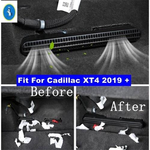 Car Accessories Seat Under Heat Floor Air AC Duct Vent Outlet Dust Plug Cover Trim Fit For Cadillac XT4 2019 - 2021 Interior Kit