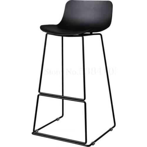 Bar stool Nordic simple wrought iron bar chair high stool bar stool bar stool bar stool high chair