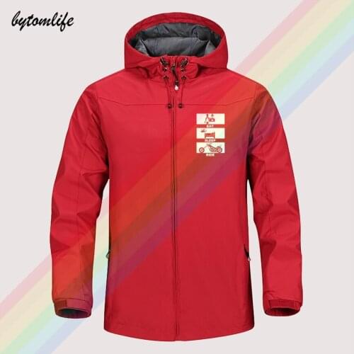 Biker Motorcycle Honda Suzuki Yamaha Moto Autumn Winter Hiking Outdoor Hooded Windproof Jacket Men Top Quality Soft Asian Size