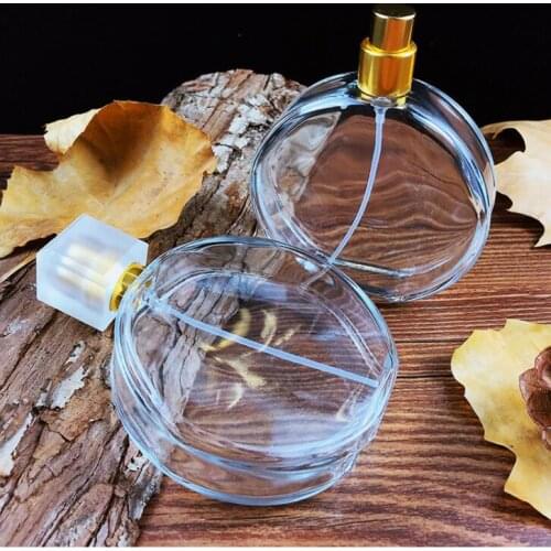 Atomizer bottle 100ml Travel Transparent glass Empty Cosmetic Sample Spray Bottle Atomizer Can be used to dispense store most