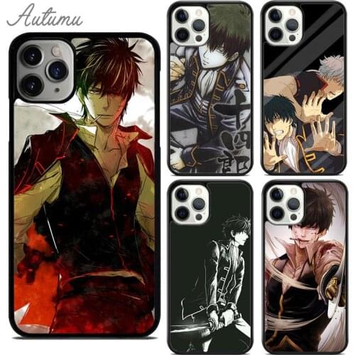 GINTAMA Hijikata Toushirou Anime Phone Case for iPhone 11 12 Pro Max mini X XR XS SE 2020 5 6S 7 8 Plus Samsung S8 S9 S10 Cover