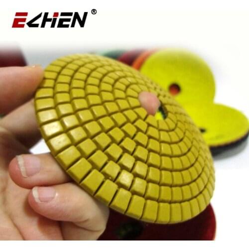 Conevx Edge Polishing Pad Resin Concave Diamond Pads Curved Polishing Pads 4''/100 mm convex diamond polishing pads resin bond
