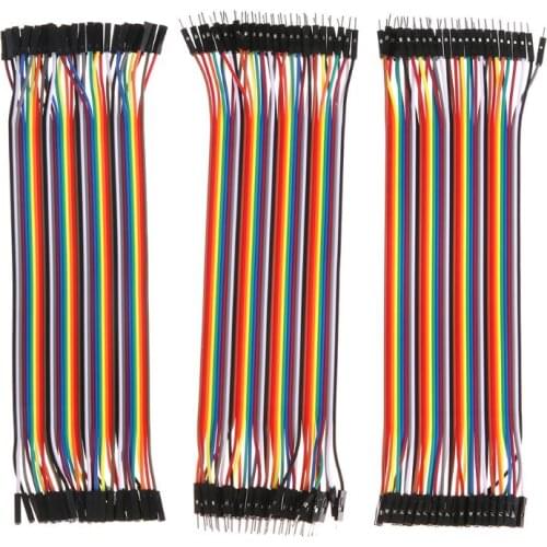 120pcs Dupont cable 20cm male to male + male to female and female to female Dupont jumper Wire DIY kit for Raspberry Pi Arduino