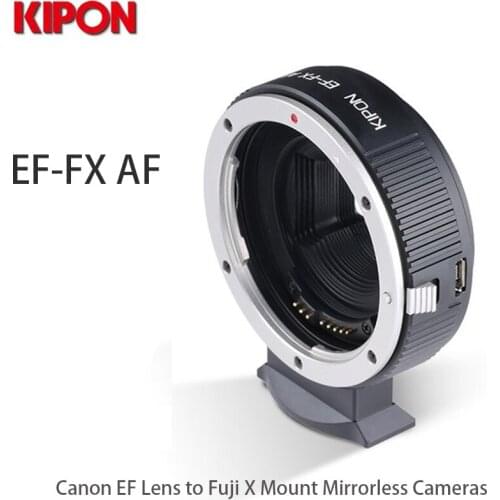 Kipon EF-FX Auto Focus Adapter Built-in Electronic Aperture for Canon EOS Tamron Sigma Lens to Fujifilm FX Mirroless Camera