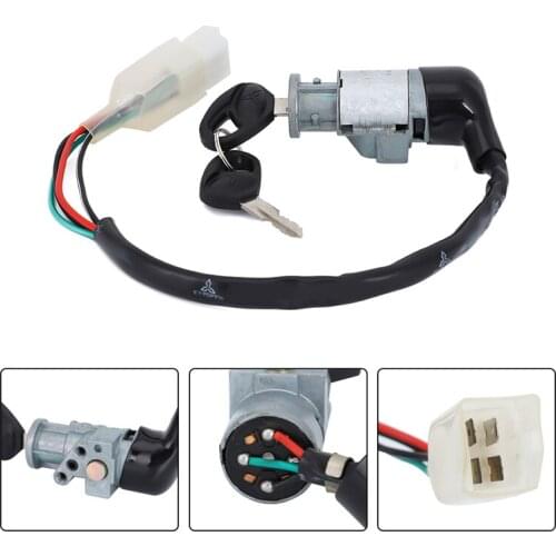 For Honda CN250 Helix Ignition Key Switch with Wire with 2 Keys 1986-2007 ATV Motorcycle Accessories