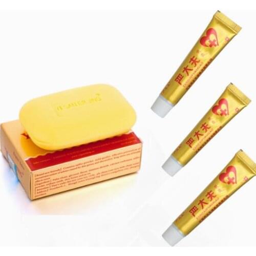 Hot selling Yandaifu body cream 4pcs skin care yiganerjing Psoriasis Dermatitis Eczema Pruritus Cream Herbal Chinese Creams