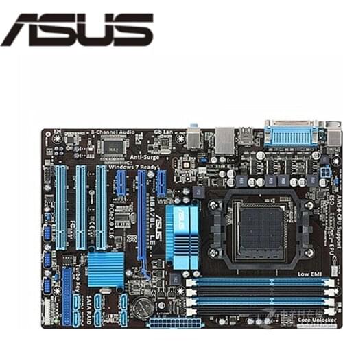 For ASUS M5A78L LE Motherboard Socket AM3+ DDR3 For AMD 760G M5A97 970M FX Original Desktop Mainboard Used Mainboard