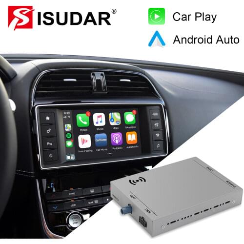 ISUDAR Carplay Module For Land Rover/Range Rover/Evoque/Discovery 4 Jaguar/XE/XF Android Auto Car Play Adapter Box Stereo System