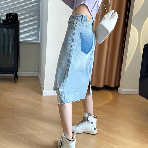 MOOIRUE APPAREL Denim Skirts For Women