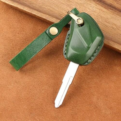 New For Kawasaki Z650 Z400 Z300 Z250 Z125 High quality Motorcycle trueLeather Cowhide Key Case Kawasaki Little Key Case Buckle
