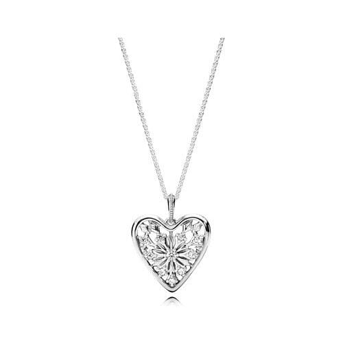 NEW Hearts of Winter Original Copy Necklace Has Logo 100% 925 Sterling Silver Foundation Manufacturer Wholesale Free Mail