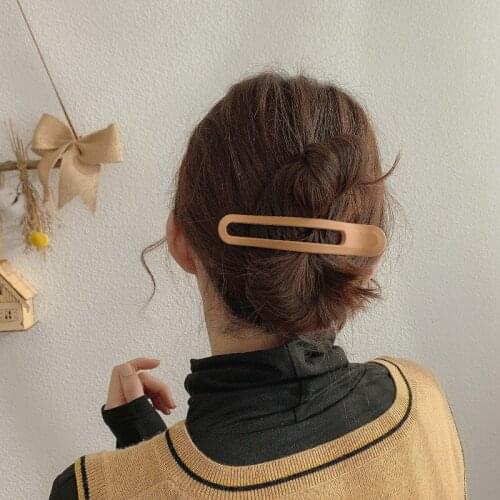 Oaoleer New Women Large Hair Clamping Candy Color Hair Clip Elegant Hair Accessories Hair Styling Tool Crabs Clamp Hair Clip