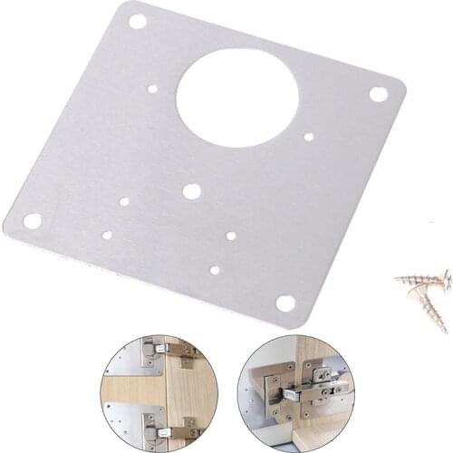 Hinge Repair Plate For Furniture Drawer Window Stainless Steel Plate Repair Accessory