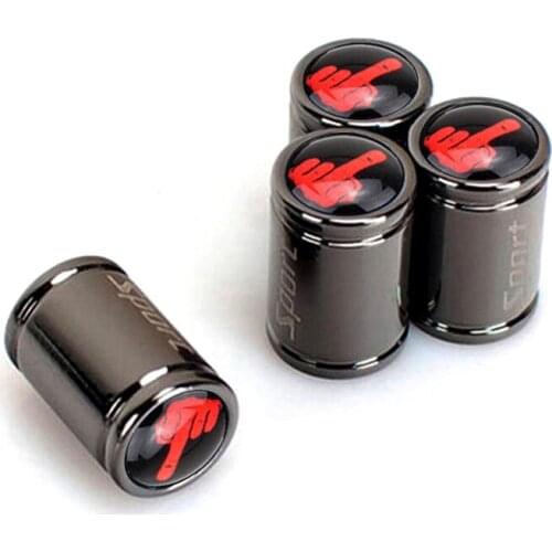 Sport Copper Auto Car Tire Wheel Valve Dust Caps Cover For BMW E46 E90 E60 E39 F10 F30 E36 F20 E92 E87 X5 With Finger Emblems