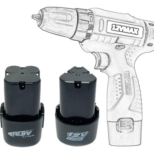 Universal Rechargeable Lithium Battery Pack for Hand Drill Electric Screwdriver Electric Hammer Drilling Machines Large Capacity