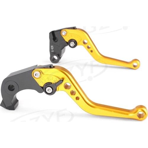 GOLD Motorcycle Brake Clutch Levers for Kawasaki Z1000 ZX6R 2007-2013 & Z750R 2011-2012 & ZX10R 2006-2012 CNC Aluminum