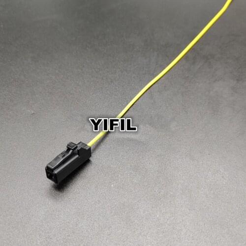 1 Pin/Way Car Atmosphere Light Connector, Door Light Plug With Wiring Harness Cable For Toyota Lexus 90980-12470