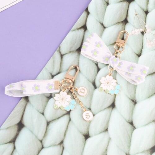 1pcs Mobile Phone Straps Lanyards Cute Little Flower U Disk Mobile Phone Earphone Accessories