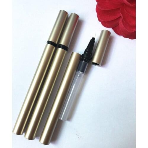 10/30pcs Matte Gold Empty Liquid Eyeliner Pen Soft Brush High Grade Tubes Eye Liner Tubes