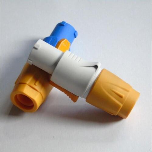 10 pcs / lot high quality Waterproof 20A ~ Female Powercon True Locking Cable Connector with 5pcs gray color & 5pcs blue color