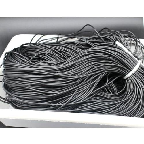 100 yards Roll 2 mm black PU leather cord Imitation Leatherette Cord