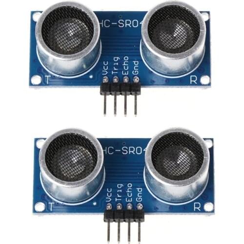 2pcs HC-SR04 Ultrasonic Distance Measuring Sonar Sensor 16mm Ultrasonic Module