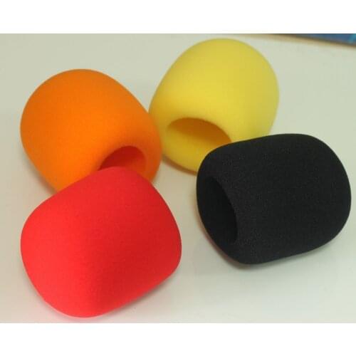 4pcs different color Microphone Windshield Wind Shield Sponge Foam Cover (pack of Four)