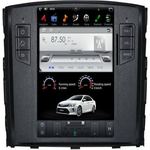 Android 9.0 Tesla style Car No DVD Player GPS Navigation For MITSUBISHI PAJERO V97 V93 Shogun Montero 2006+ head unit multimedia