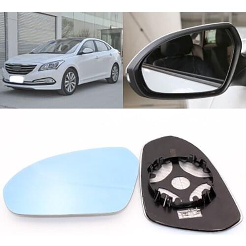Large Vision Car Blue Rearview Mirror Glare Proof LED Lamp Heated Turn Single for Hyundai Mistra 2010-2020