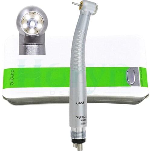 Top Selling M4 5 LED 5 Water Spray Push Button Dental LED High Speed Handpiece Equipment WIth Light Handpiece