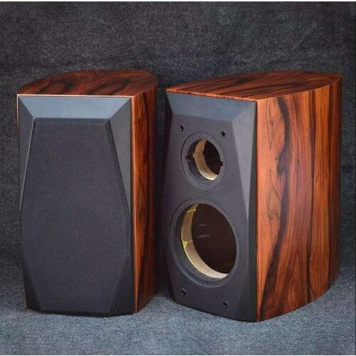 L-065 HiFi Empty Speakers Dalbergia Cochinchinensis Veneer 6.5-inch bookshelf speaker box