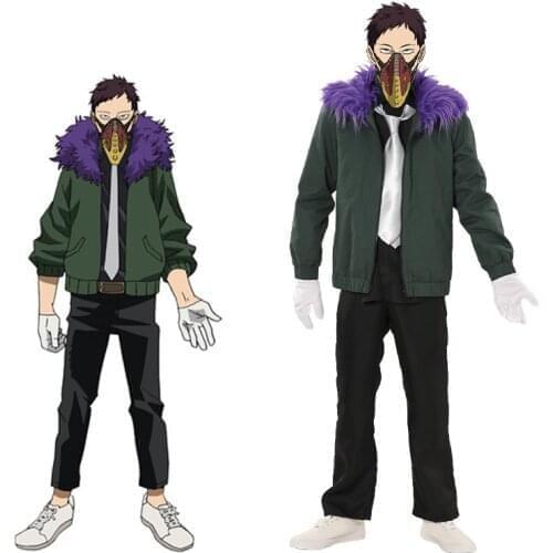 My Hero Academia Boku No Hero Akademia Kai Chisaki Overhaul Cosplay Costume Halloween Full Set Outfit Custom Made