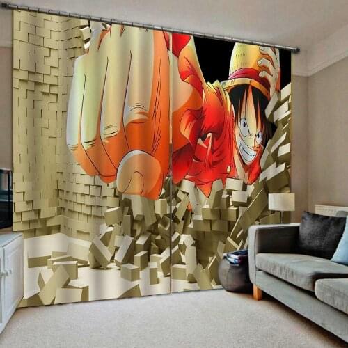 Cartoon curtains kids curtain 3D Curtain Printing Blockout Polyester Photo Drapes Fabric For Room boys curtain