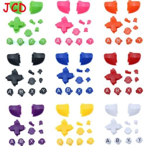 10 Colors/11 piece set Solid RT LT Trigger Buttons Mod Kit for Microsoft Xbox One S Slim Controller Analog Stick Dpad