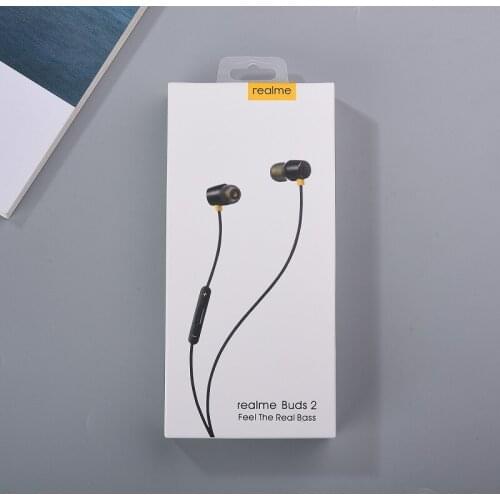 Realme 3.5MM Buds 2 Earphone In-Ear Wired Bass Stereo Magnetic Headset With Mic For Realme 7 6 5 3 Pro 6i Q3 X50 X2 X Pro Xiaomi