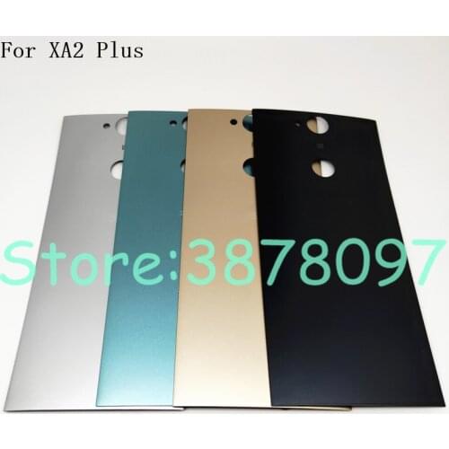 New Battery Cover Replacement Parts For Sony Xperia XA2 Plus Rear Battery Door Back Cover Housing+Logo