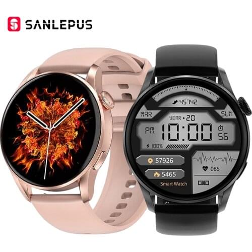 2021 NEW SANLEPUS Smart Watch Women Men Smartwatch Fitness Bracelet IP68 Waterproof Wireless Charging For Android Apple Huawei