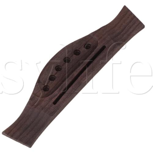 New 6 String Saddle Bending Acoustic Guitar Bridge Rosewood tailpiece