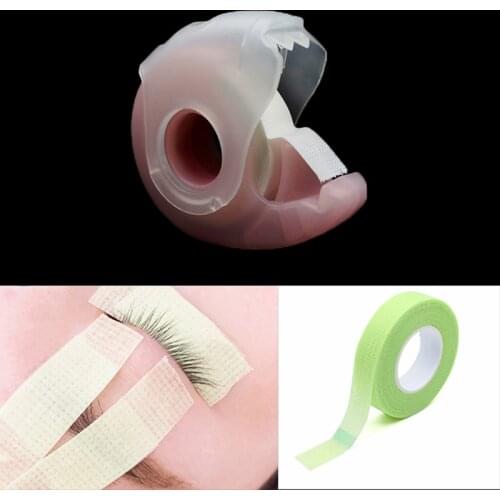 Eyelash Non-woven Isolation Tapes Cutter Eyelash Extension Under Patches False Eyelashes Supplies Rotating Dispenser Tape Cutter