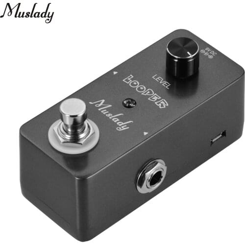 Muslady Guitar Looper Effect Pedal Mini Looper Effect Pedal Guitar Looper Bass Loop Pedal Guitar Accessories Guitar Effect Pedal