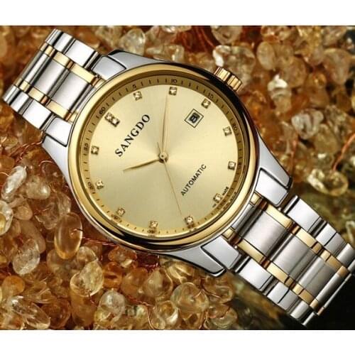 39mm Sangdo Luxury watches Automatic Self-Wind movement Sapphire Crystal High quality 2018 new fashion Mens watch 35S