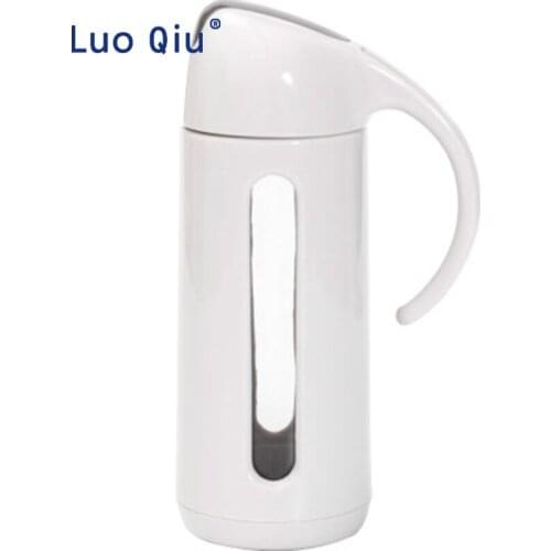 Glass oil kettle household kitchen leakproof plastic vinegar jar soy sauce bottle automatic opening and closing bottle