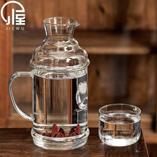 JIEWU Japanese Style Large-capacity Heat-resistant Handmade Teapot Office, Household, Household Cooler, Kitchen Accessories