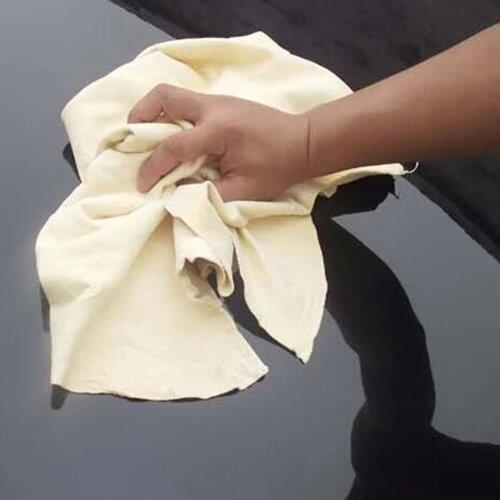 Chamois Leather Car Wash Detailing Cloth Cleaning Tool Auto Washing Suede Absorbent Dry Towel Rag for Car 60x30CM Drop shipping