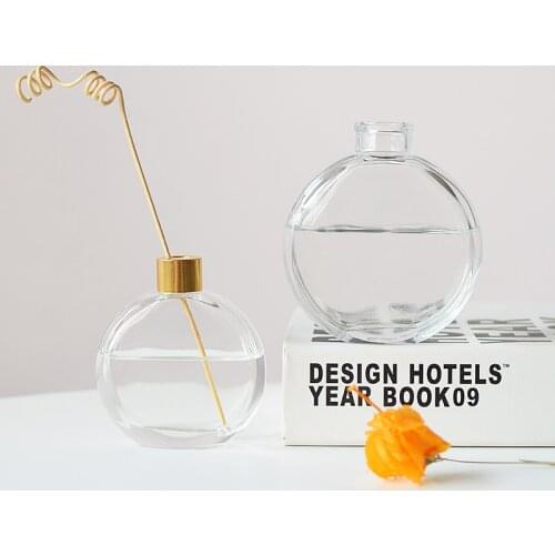 3pcs 50/120/100/150ml Aromatherapy Glass Bottles For Home Decor Scent Volatilization Glass Container Rattan Reed Diffuser Bottle