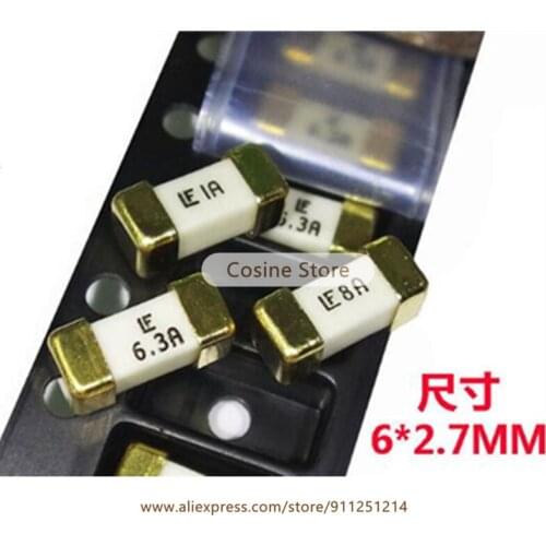 5 Pcs 1808 SMD 0451 Fast Blow Fuse 6x2.7mm 1808 1A