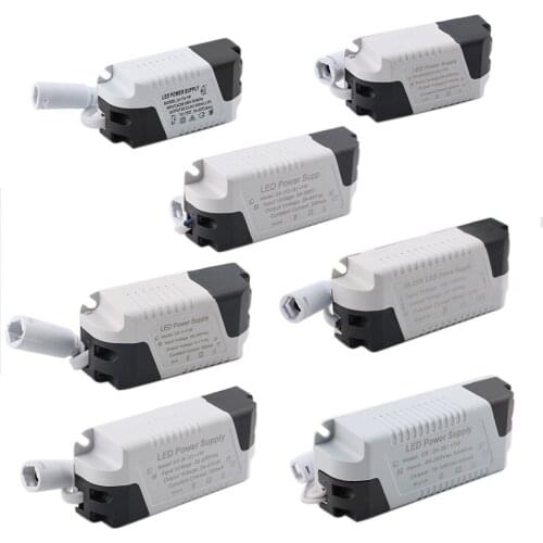 8W TO 12W LED Power Supply Unit 300mA LED Driver Adapter Feeding AC85-265V TO 12 24V Lighting Transformer for LED Light Strip