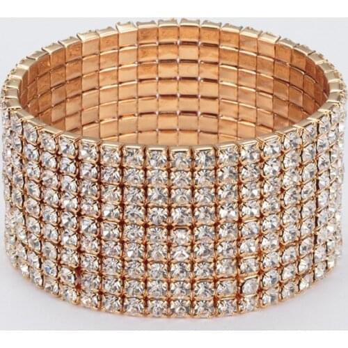 Belly Dance Bracelet Diamond Fashion Bracelet Jewelry Elastic Bracelet Belly Dance Bracelet Oriental Dance Accessories Bracelet